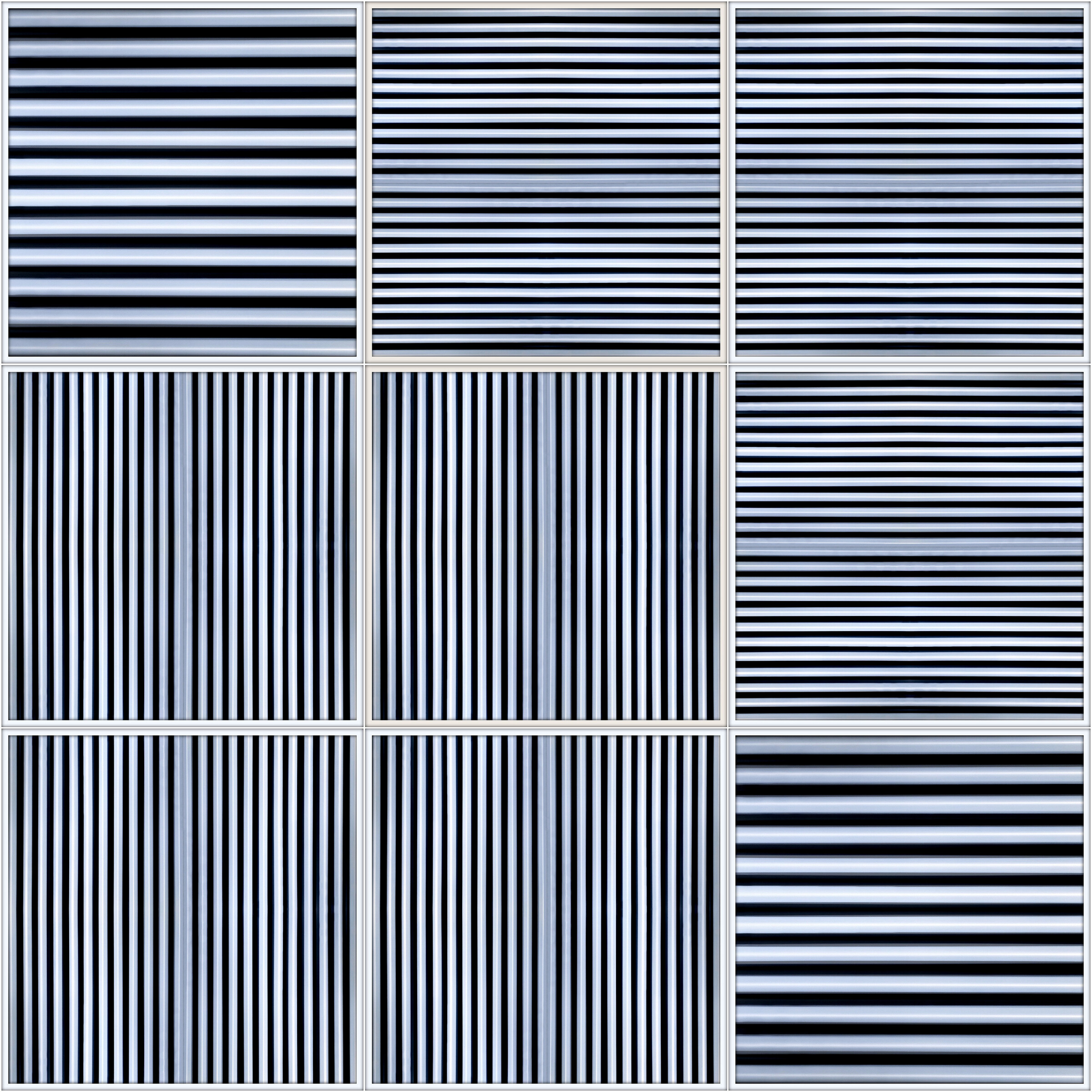 Radiateur gris # 2025.12 - Modul K0 + K1 - Variation 9 Module - © Diana Hommel