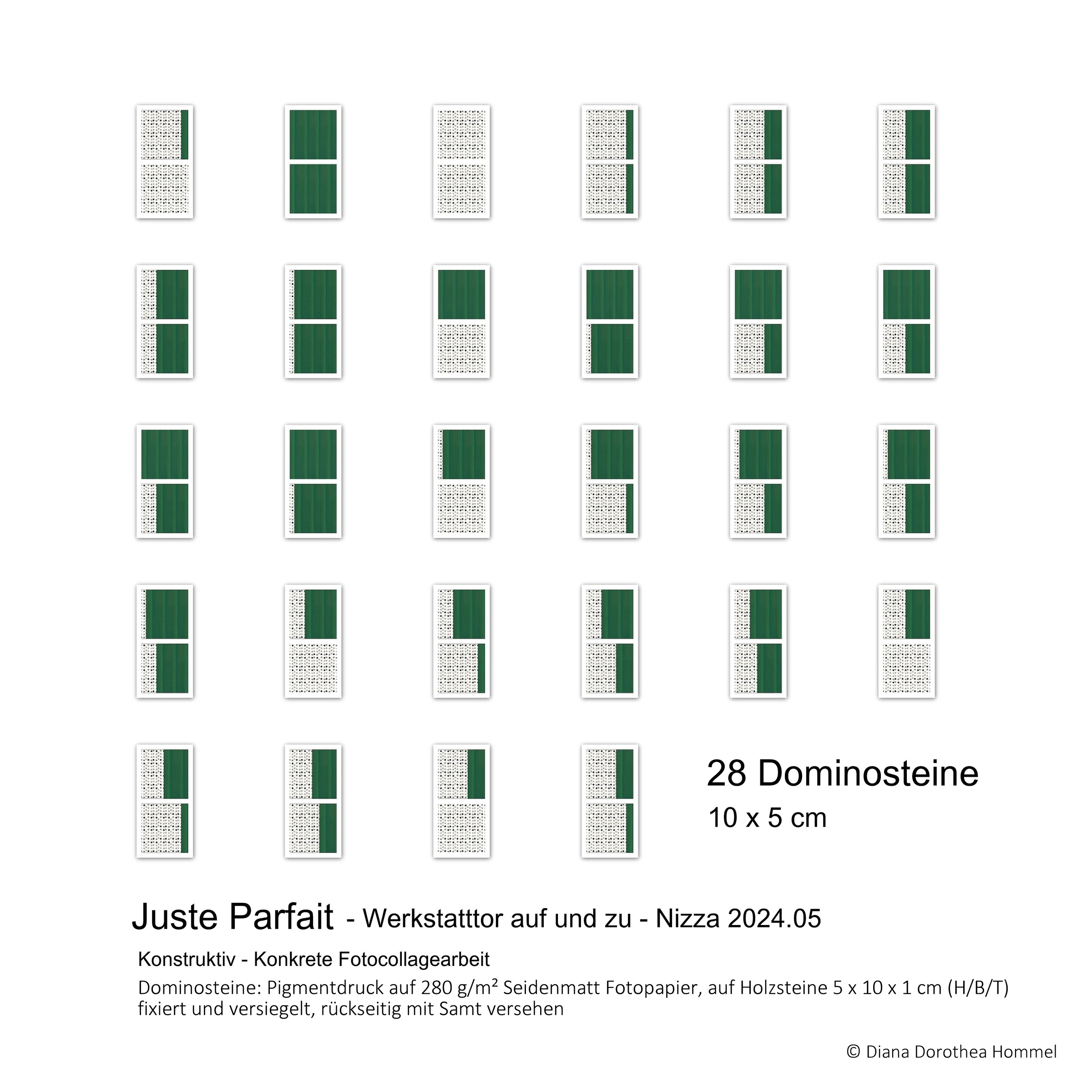 Dominosteine 28 - Juste Parfait # 2025.04 - © Diana Hommel