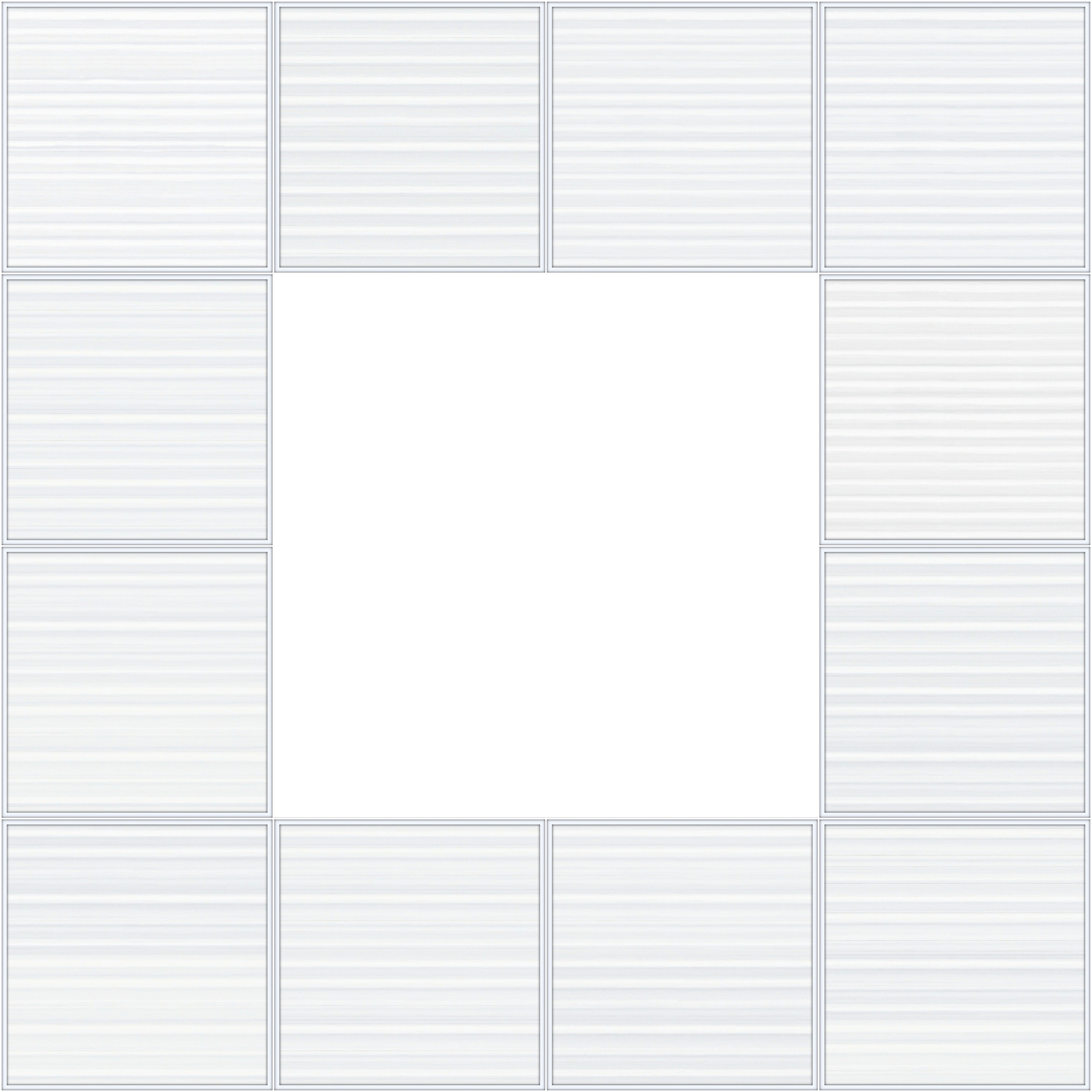 Clôture de Chantier, blanc # 2025.11 - Variation 12 Module - © Diana Hommel