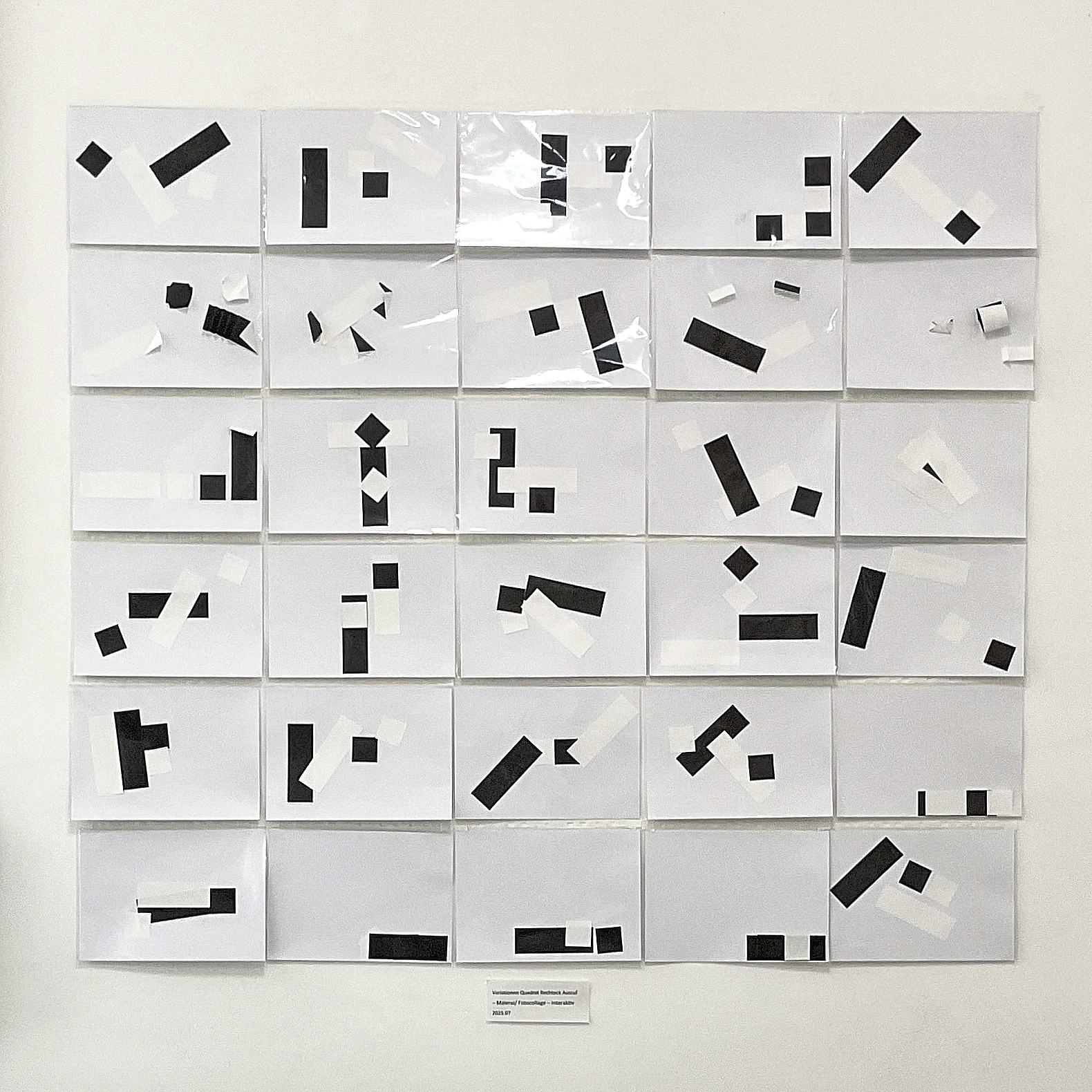 Variationen Quadrat Rechteck # 2025.07 - © Diana Hommel