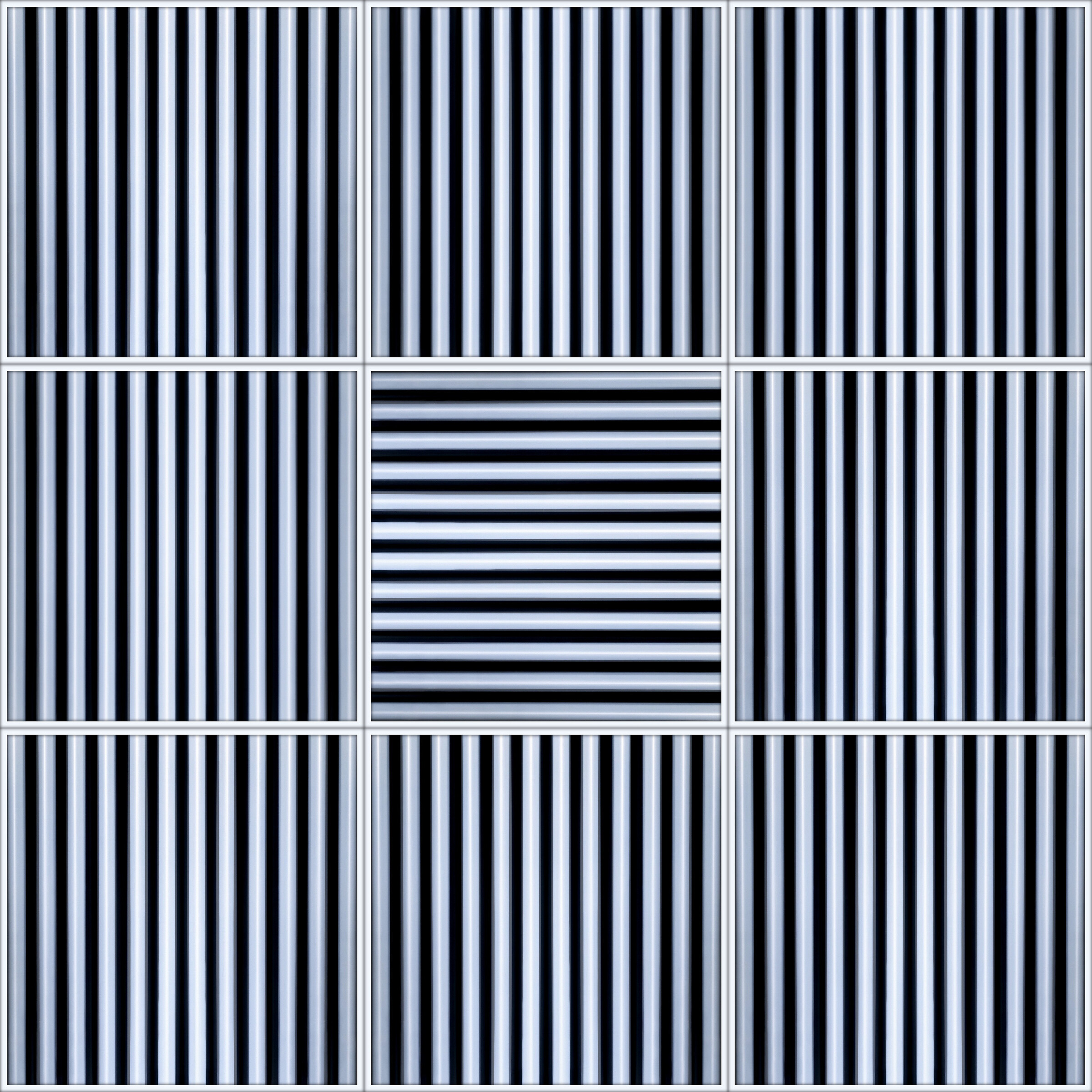 Radiateur gris # 2025.12 - Modul K0 - Variation 9 Module - © Diana Hommel