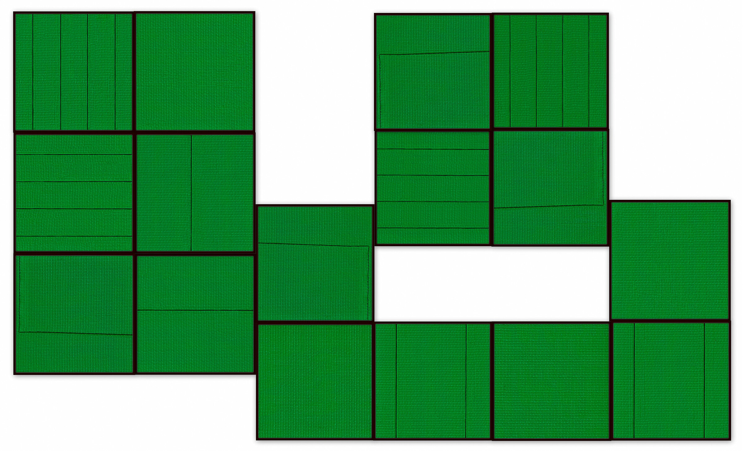 Rubans Vert # 2025.10 - Variation 16 Module - © Diana Hommel
